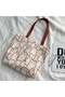 Girls' Cute Shopping Bag in Japanese and Korean style, Women's Large-capacity Shoulder Bag Side Bag Carry Bag, Canvas Material - 3