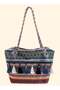 Kiffiyeh Trendy Woven Shoulder Bag with Ethnic Style Fringes, Large Capacity Shoulder Bag, Elegant Versatile Handheld Women's Bag