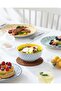 Selene 12-Piece Dinnerware Set for 4 People, Pastel Porcelain Tableware Set - 6