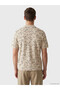 Nevavm Men's Polo Collar Patterned T-Shirt with a Difference - 4