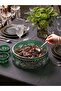Starry Crystal Cutting Bowl 24 cm Handmade / Luxury Salad Presentation Bowl