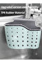 1pc Adjustable Hanging Sink Storage Basket - Space-Saving Sponge, Brush, and Cleaning Tool Drain Rack, Multi-Compartment Design Durable Plastic, Ergonomic Storage Hook, Kitchen Sink Organizer - 3