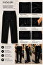 Men's Comfort Fit Black Jogger Pants |   Stretchy Fabric Daily Comfortable Cut – 169Dngr - 4