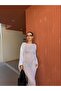 Sequined Knitwear Long Beach Dress - 4