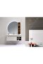 Milano Luxury And Modular Crina Vanity Led Mirror Touch Switch With Large Storage Drawer And Under Counter Wash Basin Clutter-Free Look 1200*520*450Mm (3Ctns/Set )