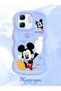 Infinix Hot 50I Compatible Case Camera Protective Blue Silicone Couple Phone Case Cute Pattern - 2