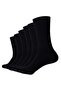 Men's Black Cotton 6 Pack Socks