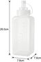 1000ml/1 Liter Oil Dispenser Squeeze Bottle – Food-Safe PE Plastic with Fine-Tip Nozzle - 4