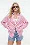 Women's Patrick 100% Cotton Long Sleeve Woven Pink Shirt