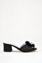 Lace Detailed Feathered Bridal Slippers White Thick Heeled Wedding, Engagement and Dowry Slippers - 3