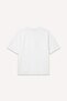 Boxy Fit Crew Neck Short Sleeve White T-Shirt I0422Ax26Hs - 2