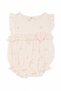 Baby Girl Pink Heart Embroidered Muslin Bodysuit - 2