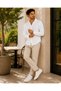 Long Sleeve Summer Wrinkled Shirt - 2