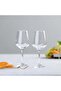 Minetta 6-Piece Wine Glass Set - 400ML Premium Clear Glassware for Wine, Scotch, and Whisky - 2