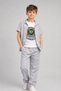 Boys' Printed T-Shirt, Shirt, Pants 3-Piece Set, Ages 6-16