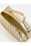 Women Gold Embellished Cosmetic Bag - 4