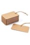 Kraft Hanger Note Cards with 100 Sheets |   Gift, Jewelry, and Product Card - 2