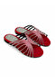 Shine Red Stone Embellished Satin Slippers - 2