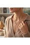 Minimalist Y Necklace with Star Detail and Zircon Stones - Gold Color