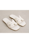Women's Lora H Buckle Stone Detailed Daily Slippers - 4