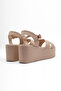 K-803 Adjustable Sandals with Cross Strap Detail - 3