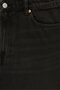 Women Barrel Fit Washed Non Stretchable Jeans, Black - 5
