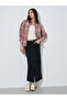 Pink Plaid Buttoned Shacket - 2