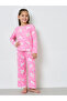 Girls Printed Long Sleeves T-Shirt and Pyjama Set