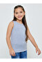 Girls Pack of 3 - Plain Vest with Lace Trim - 5