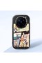 Vivo X200 Pro Compatible Shock-Absorbing Camera Protected Black Silicone Case