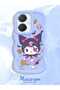 Vivo Y27 Compatible Case Camera Protector Blue Silicone Couple Phone Case Cartoon Pattern - 2