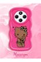 Redmi 14C Compatible Case Camera Protector Red Silicone Couple Phone Case Kitty Pattern - 2
