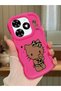 Tecno Spark 20 Compatible Case Camera Protector Red Silicone Couple Phone Case Kitty Pattern
