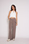 Halter Neck Balloon Crop Top with Window Detail Ekru - 2