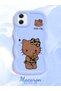 Samsung Galaxy A05 Compatible Case Camera Protector Blue Silicone Couple Phone Case Kitty Pattern - 2