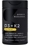 ® Vitamin D3 + K2 w/Coconut Oil - Vegan Vitamin D 5000iu (125mcg) & Mk7 Vitamin K 100mcg for Bone & Immune Support - Vegan Certified · Non-GMO · Soy Free - 30 Softgels
