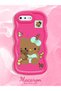 iPhone 8 Plus Compatible Case with Camera Protector Red Silicone Couple Phone Case Kitty Pattern - 2