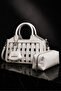 Women's Knitted Patterned Beige Hand and Shoulder Bag with Cross Strap Premium Design - 6