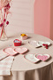 New Year Heart to Heart Heart Detailed Presentation Holder 26 cm Pink - 8