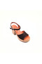 Brown Suede Women's Platform Heeled Sandals – Genuine Leather Lined Thick Heel Summer Shoes - 4
