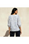Linen Blend Floral Print Shirt with Balloon Sleeves - 4