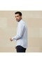 Men Slim Fit Collared Striped Long Sleeves Shirt - 3