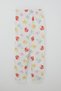 Girls' Pajama Set Short Sleeve Cheerful Fruits 8-12 Years, White - 5