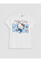 Crew neck printed girl's t-shirt - 3