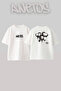 تي شيرت أبيض كبير الحجم مطبوع بتصميم Drake CertifiedLoverBoy للجنسين