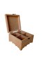 صندوق مربع من MDF، مزخرف، متعدد الأغراض، مقسم، مصنوع من MDF - 4