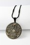 3.5 cm Plate Black Color Double Sided Felak, Nas, Ihlas & Tasavvufi Hi̇ç Written 60 cm Bar Thick Doc Chain 316L Stainless Steel Necklace - 2