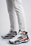 White-Black-Red Orthopedic Men's Sports Shoes 2493 m - 2