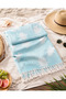 Large Size 100% Cotton Towel Peshtemal - Double-Sided Jacquard Patterned Beach and Sea Towel - 2