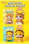 191 Pieces Dog + 187 Pieces Lion Model Character Figure 3D Building Toys Micro Block Animal Collection Series Double Set - 2